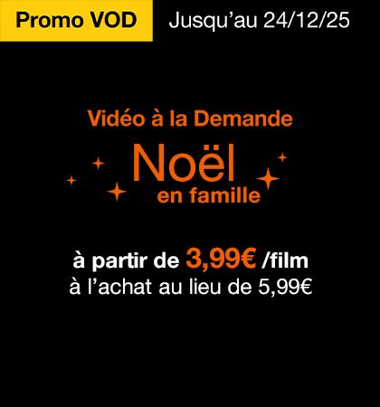 Promotion vidéo à la demande jusqu'au 24 décembre, à partir de 3€99 par film à l'achat au lieu de 5€99. En savoir plus.