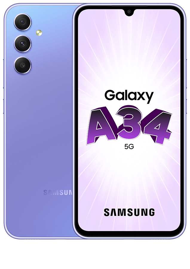 Samsung Galaxy A34 face et dos