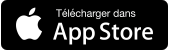 logo App Store pour télécharger l'appli sur iOS pour Apple iPhone