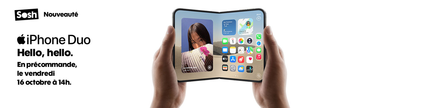 iPhone Duo, en précommande, le vendredi 16 octobre à 14h